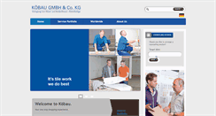 Desktop Screenshot of koebau.de